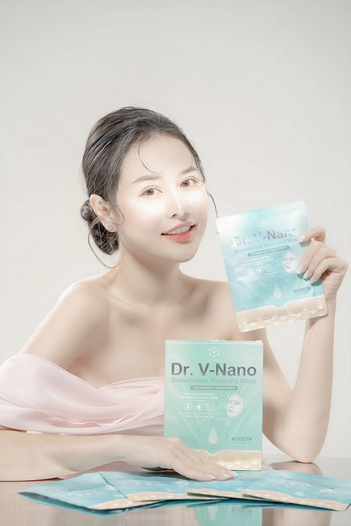Nữ CEO bén duyên với sản phẩm mặt nạ DR. V-NANO